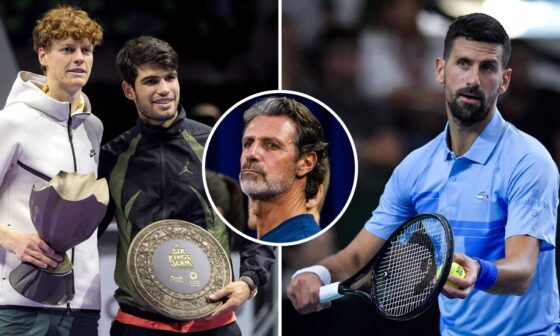 Patrick Mouratoglou says if Novak Djokovic finds it harder to beat Jannik Sinner or Carlos Alcaraz