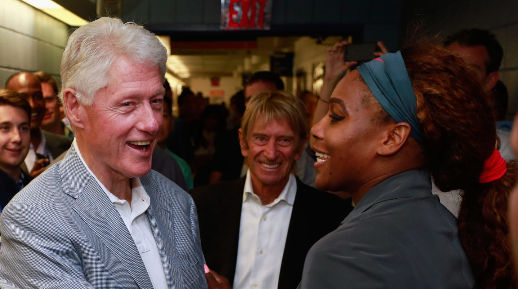 What President Bill Clinton said to Serena Williams after she won her first US Open title in 1999