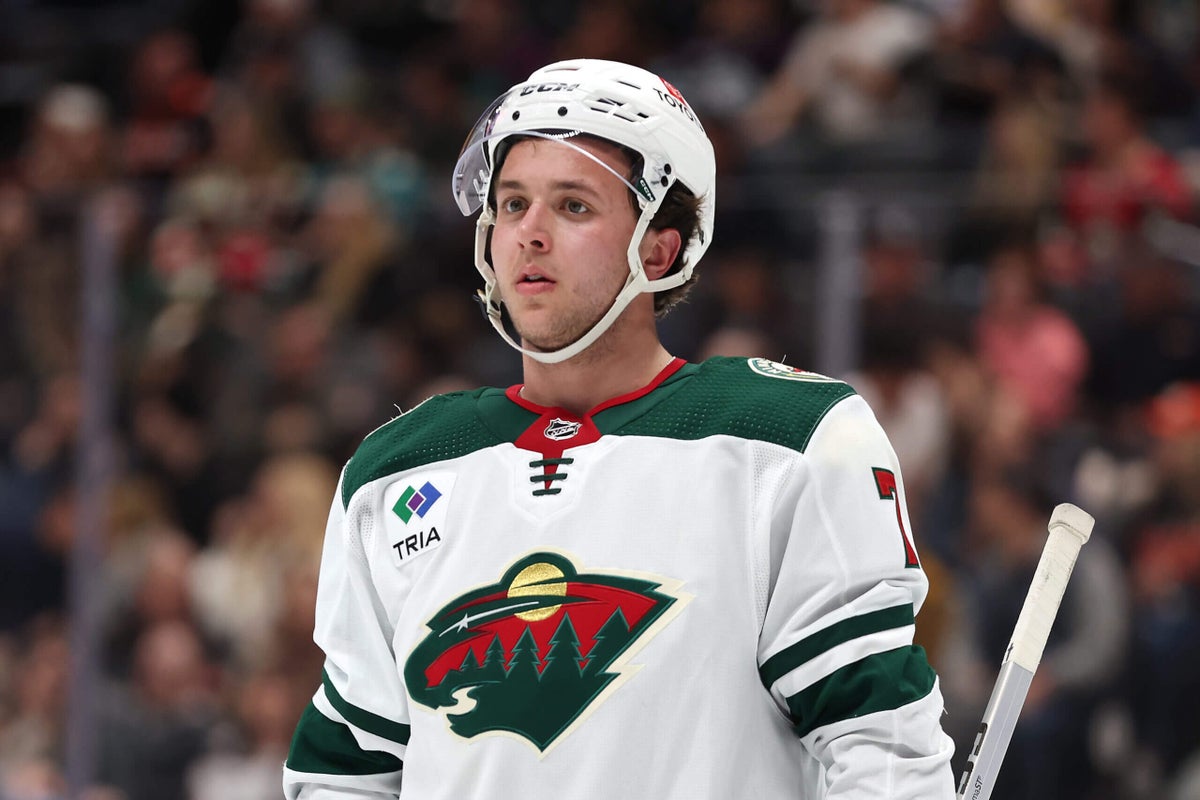 ‘I’m not dying, I’m OK:’ Wild’s Brock Faber on ‘scary’ scene taking puck to throat