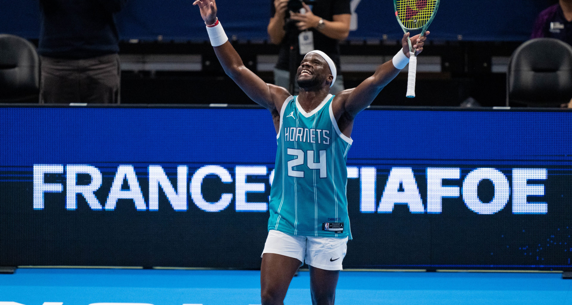 Frances Tiafoe shares what really shocked him about the Charlotte Invitational event where he beat Carlos Alcaraz