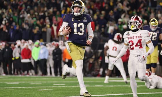 Notre Dame rolls past Indiana in College Football Playoff opening game: What’s next?