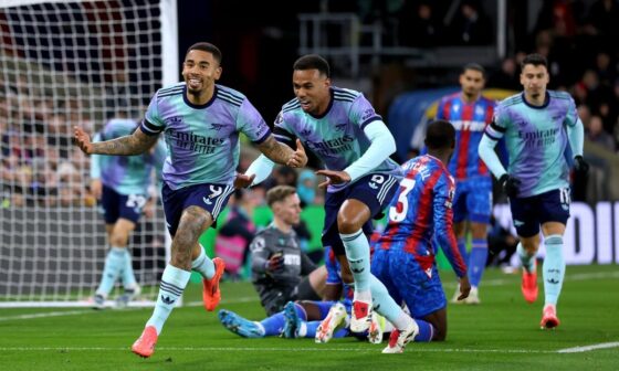 Crystal Palace 1 Arsenal 5 – Is Gabriel Jesus the answer? How worrying is Bukayo Saka’s injury?