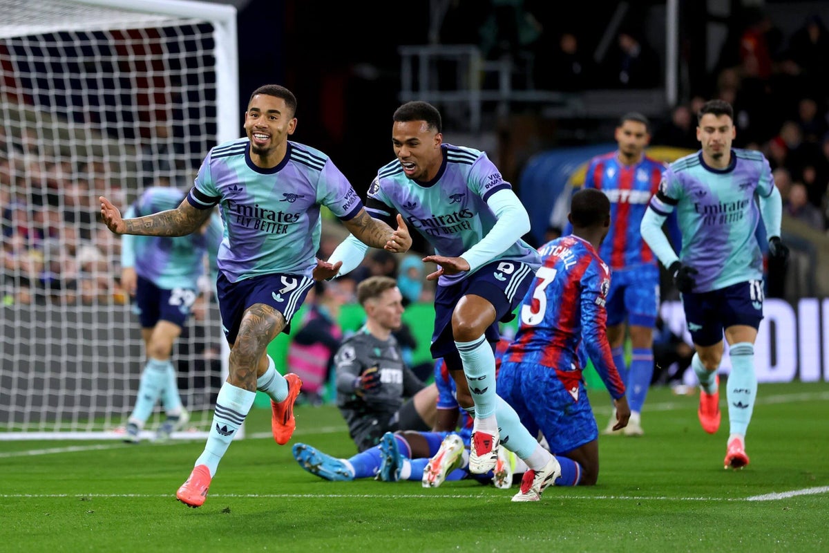 Crystal Palace 1 Arsenal 5 – Is Gabriel Jesus the answer? How worrying is Bukayo Saka’s injury?