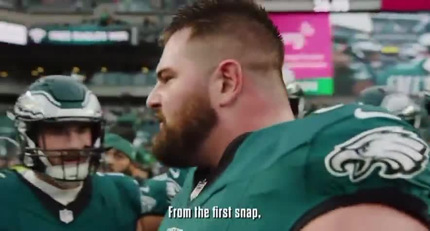 [Mic'd up] Landon Dickerson's pre-game speech