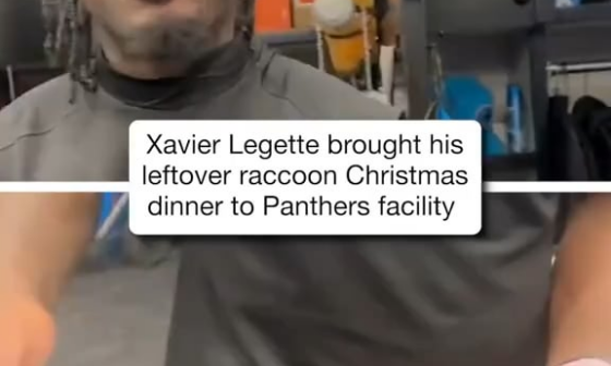 [NFL on CBS] Xavier Legette brought out the Raccoon meal prep yesterday. Bro is a national treasure!