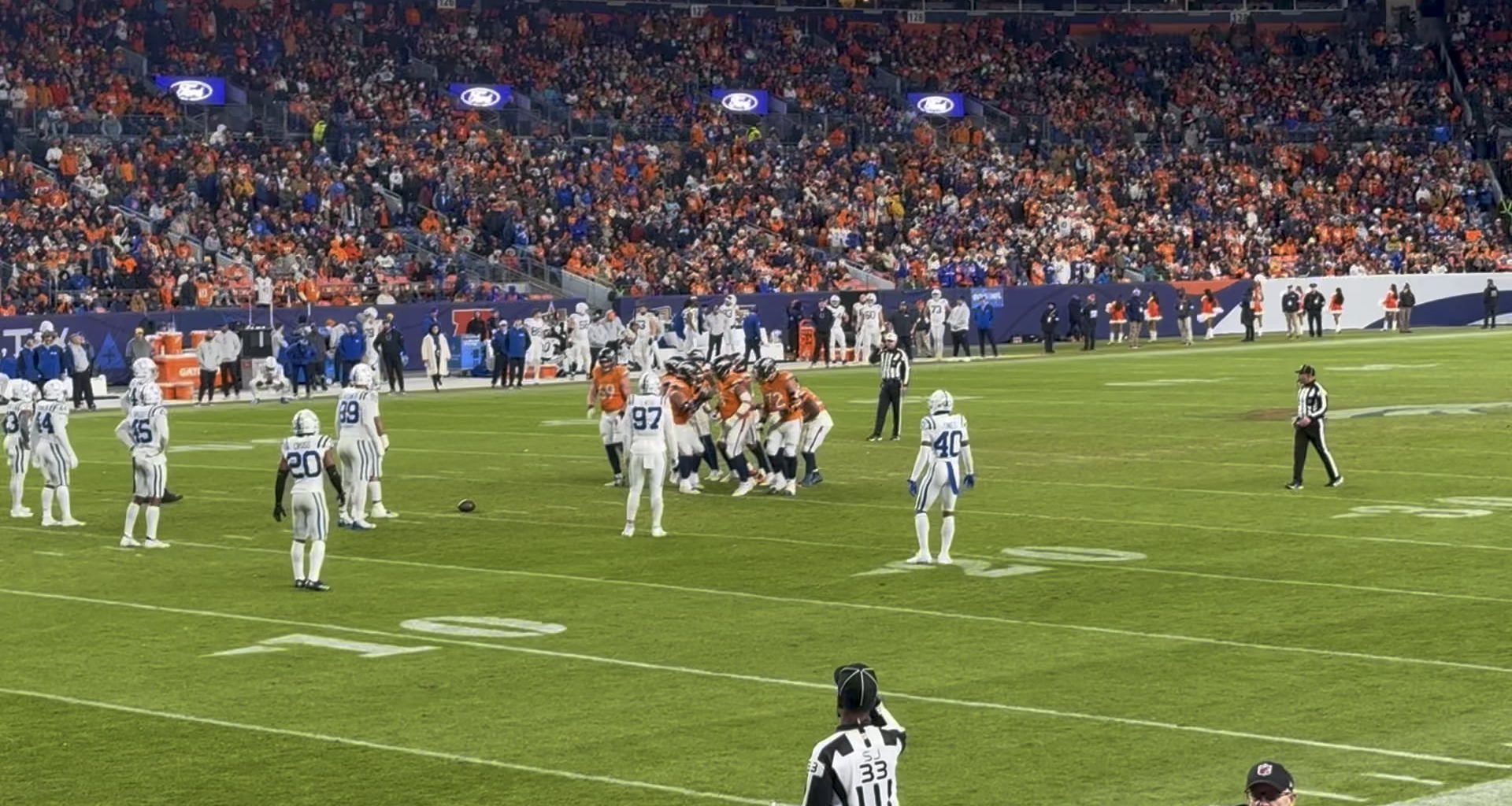 I thought y'all might enjoy my view of The TD pass from Bo to Sutton 🔥