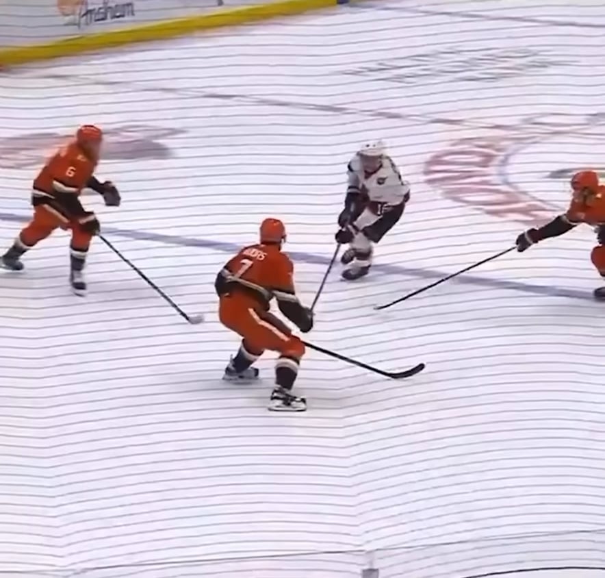 Radko Gudas double hip check