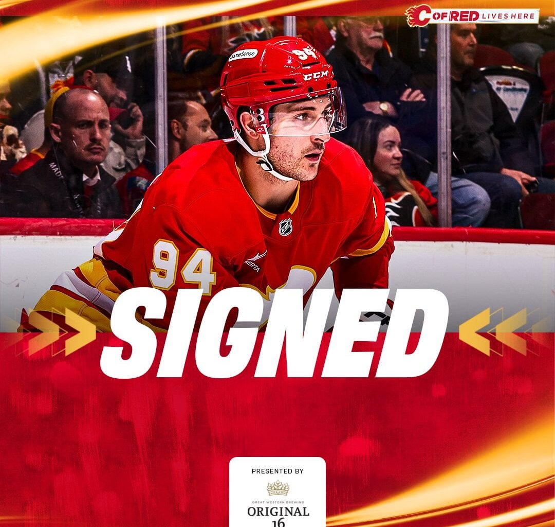 Brayden is staying in #yyc!  We’ve signed the blueliner to a two-year contract extension!