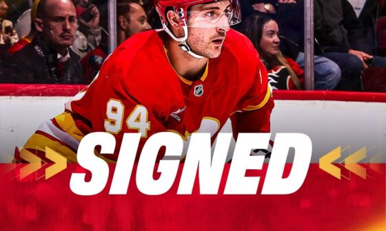 Brayden is staying in #yyc!  We’ve signed the blueliner to a two-year contract extension!