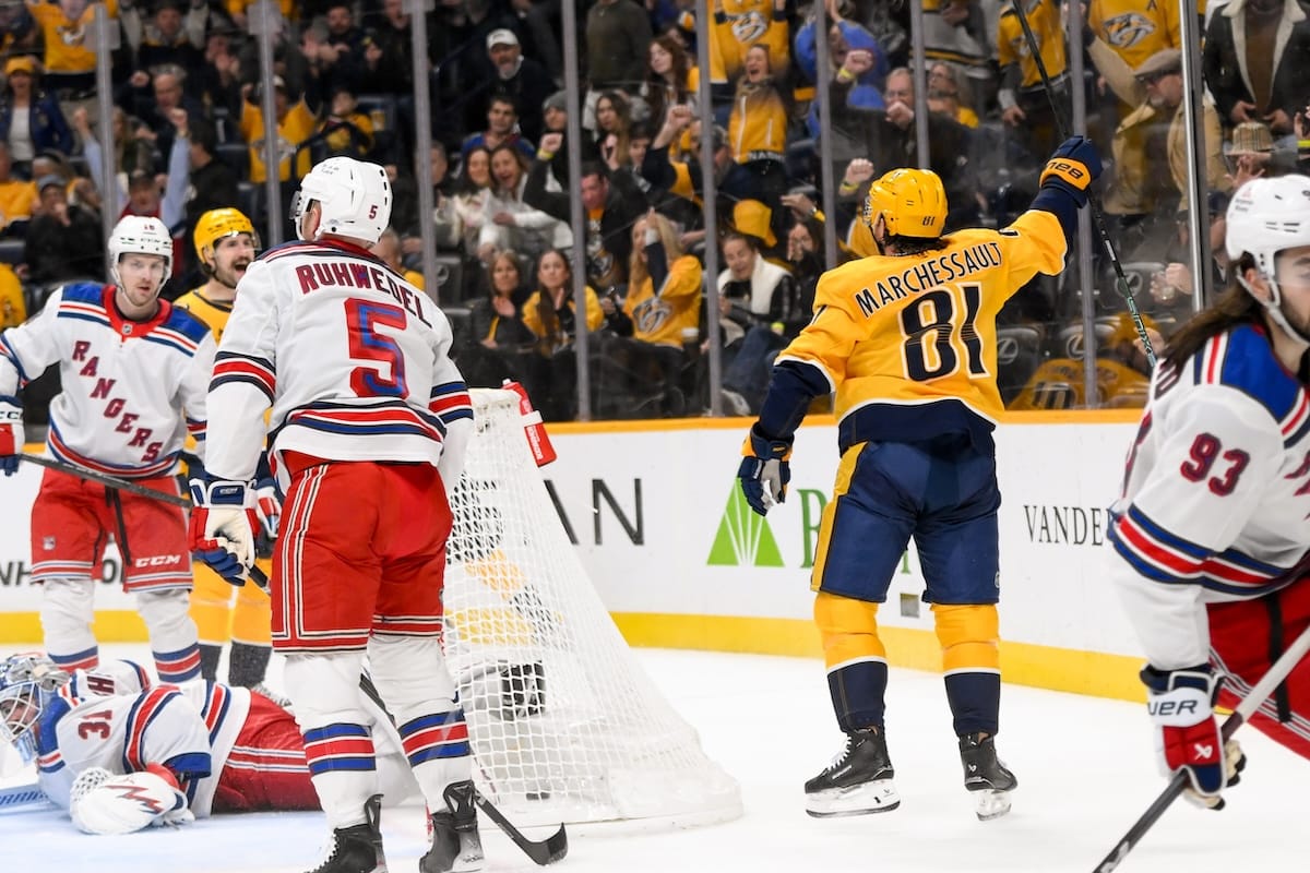 Rangers Fall to .500 With 2–0 Loss to Basement Dwelling Nashville