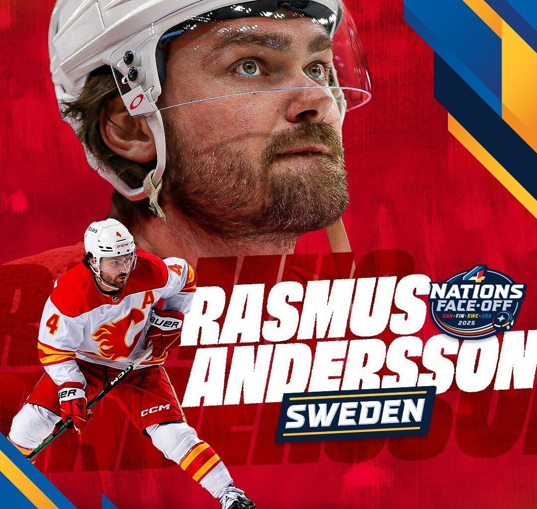 Andersson on team Sweden! No Backlund though.