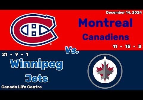 Montreal Canadiens vs Winnipeg Jets | December 14, 2024 | All Goals