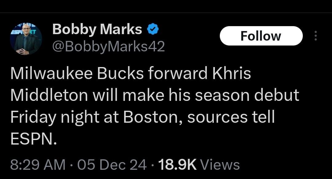 Khris is back!