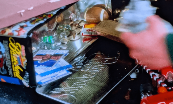 Watching Home Alone for the 100th time. Never noticed the Crime Dog card in Buzz's stash before!