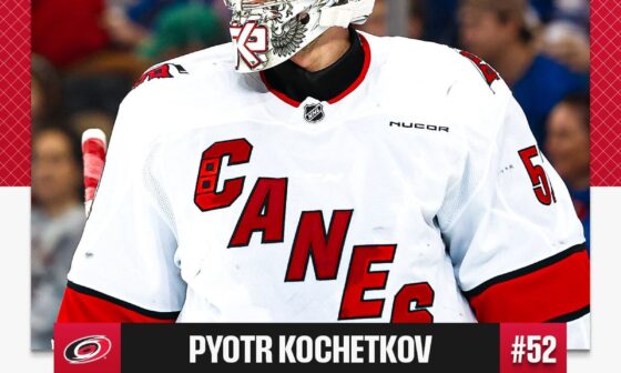 Kochetkov is just the 4th netminder since 2017 to register a 2-point night