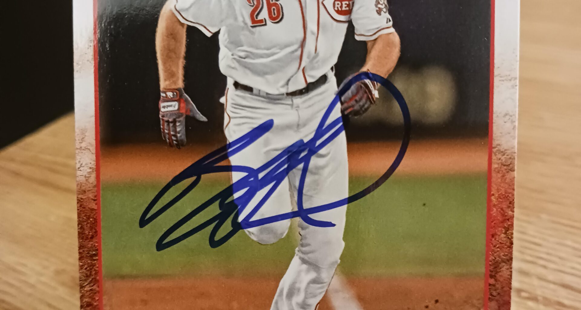 Posting a Reds autographed card every day until we win the World Series. Day 557: Brennan Boesch