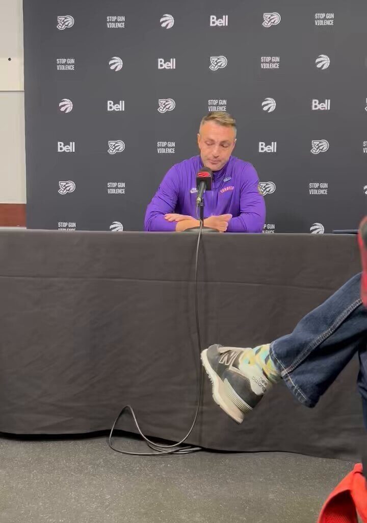 [Star Sports] Raptors head coach Darko Rajakovic on his team’s late game execution in the fourth: “We were chasing some isolations instead of playing to our styles of ball movement and cutting and moving. A lot of learning from this game, especially for our young guys.”