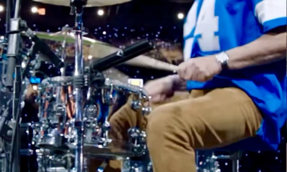 Chad Smith from The Red Hot Chili Peppers 🌶️ Lions pregame 🔥