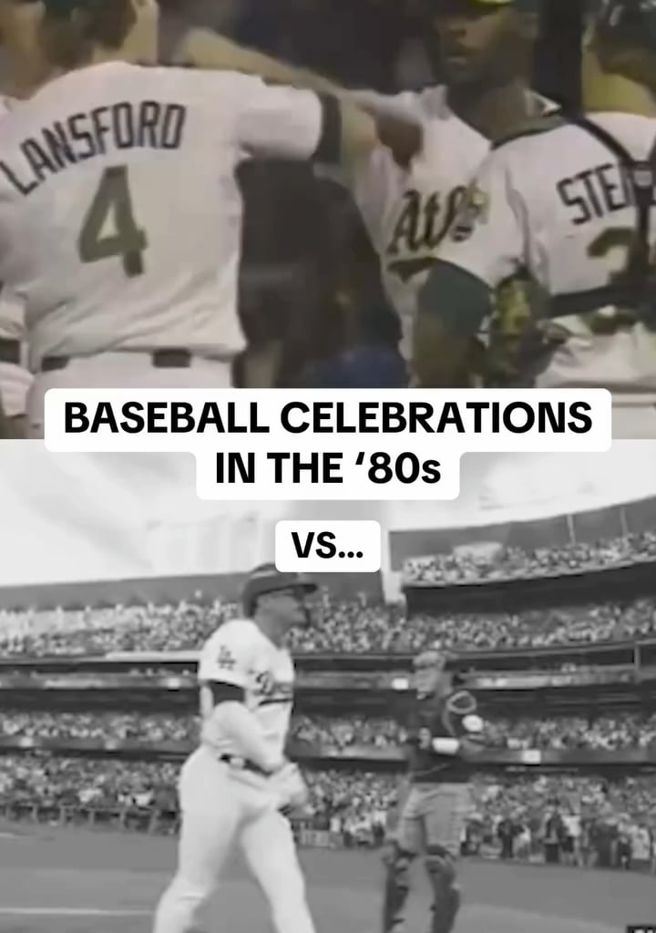 Baseball Celebration 80s vs Now😂