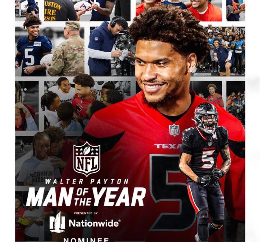 Jalen Pitre is nominated for the Walter Payton Man of the Year and needs your votes