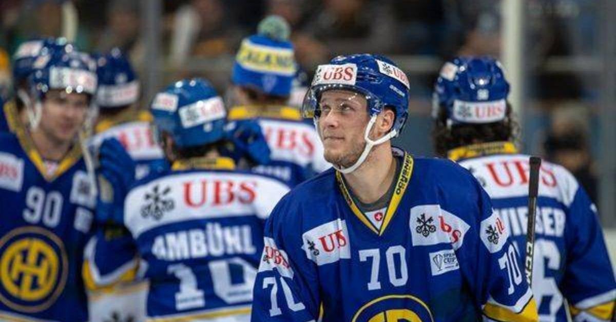 Former Jets players at the 2024 Spengler Cup