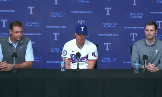 Joc Pederson at his Rangers introductory press conference: "Played the Astros in the World Series. They've put together a nice little run. It's coming to an end. It's time for us to take over the West."