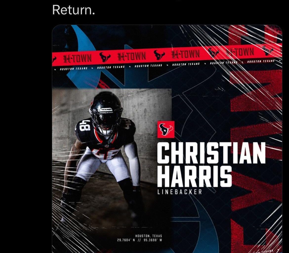 Christian Harris is practicing again