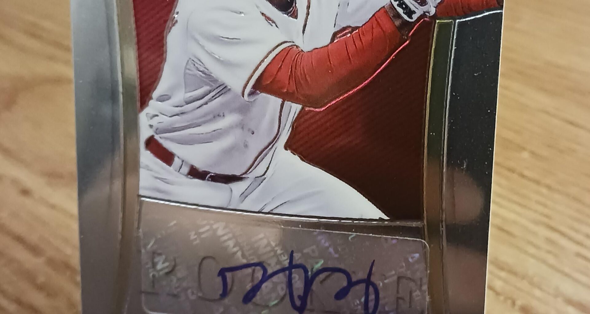 Posting a Reds autographed card every day until we win the World Series. Day 561: Derrick Robinson