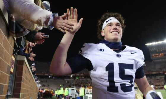 [Thamel] Sources: Penn State star quarterback Drew Allar has informed the school’s coaching staff of his intention to return to school for his senior year in 2025.