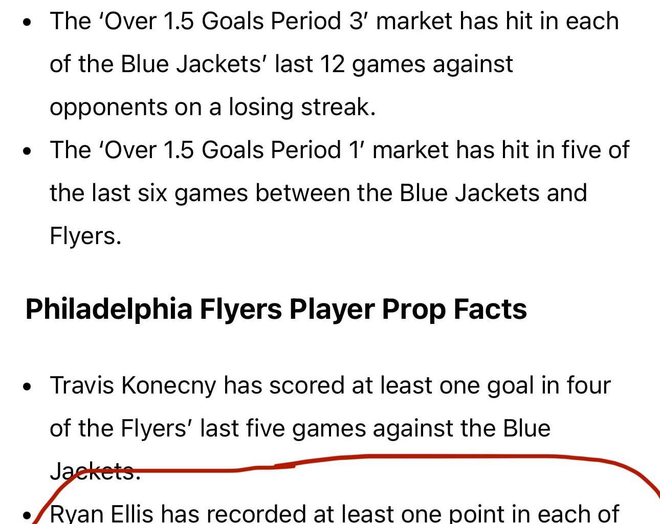 😂😂 this clearly AI written article saying Ryan Ellis is a good prop bet for the game tonight. Do you guys think he’ll get a point from the LTIR? How much should I bet on it?!