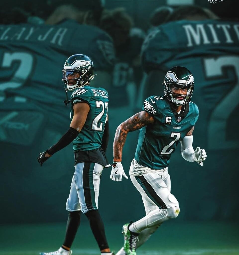 [Eagles via IG] "I think the relationship is cool because it's two guys that both have no ego involved. Trust me, when Slay and Q get out there, they think they can cover anybody." - Coach Sirianni