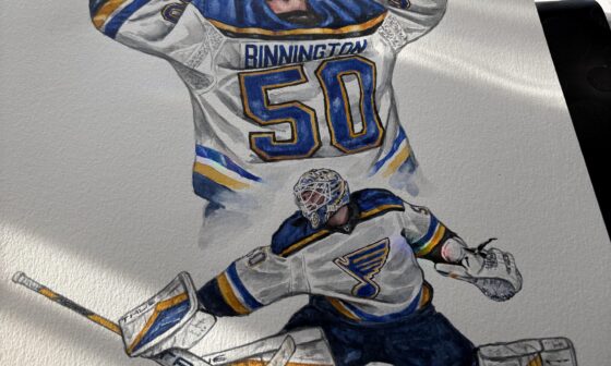 Painting of Binnington