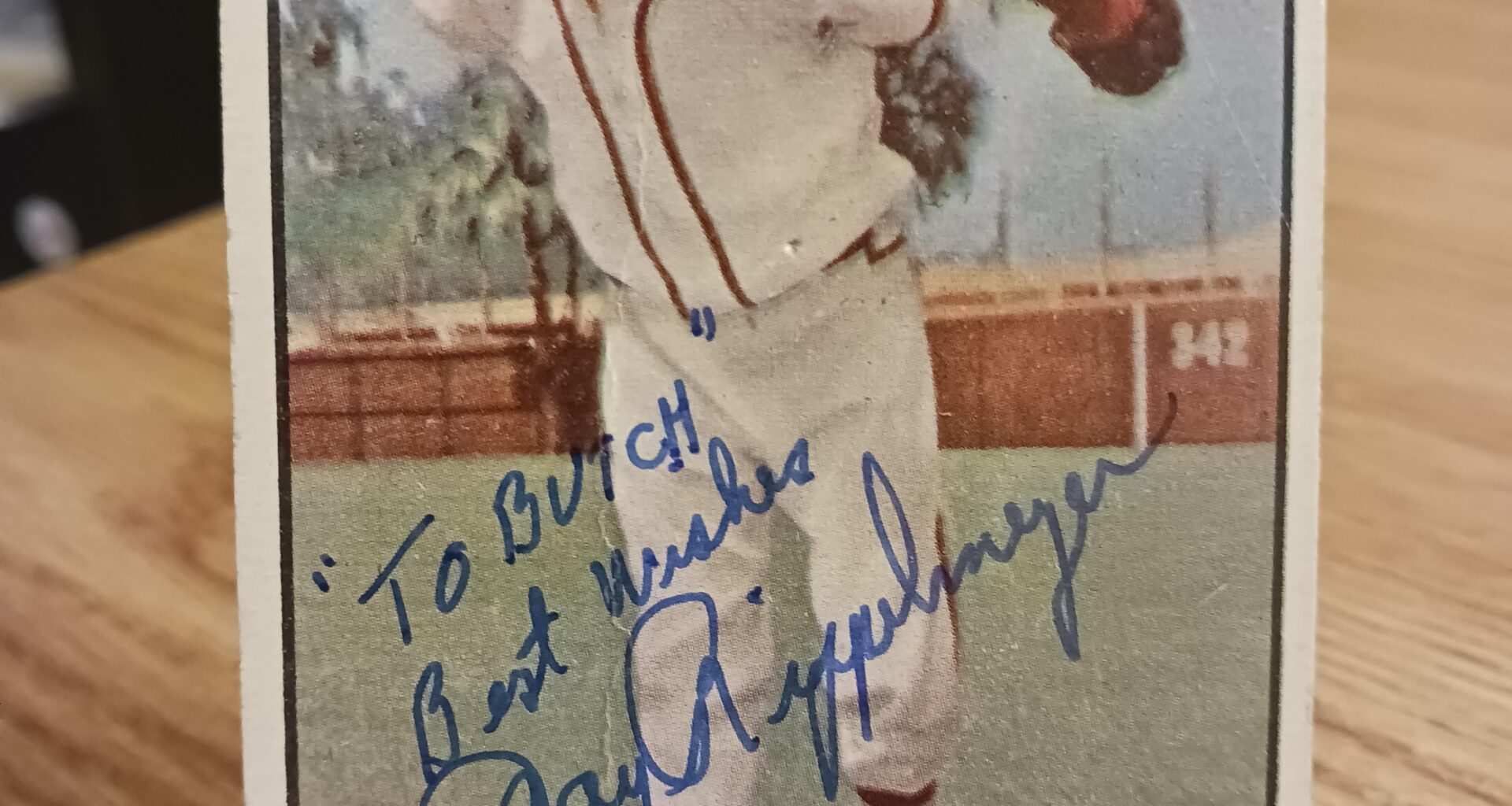 Posting a Reds autographed card every day until we win the World Series. Day 542: Ray Rippelmeyer