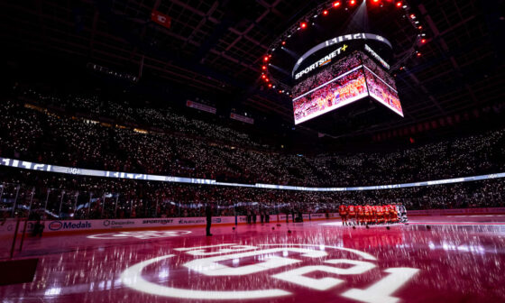 Gaudreau honored by Flames, Blue Jackets with pregame tribute in Calgary