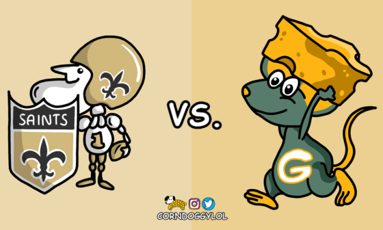 New Orleans Saints Week 16 MNF Matchup Doodle :)