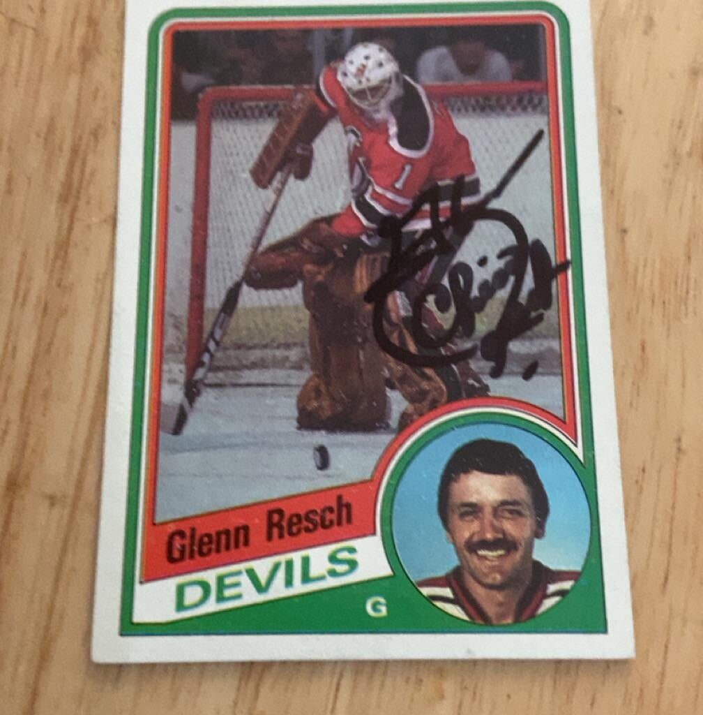 Got a Glenn Resch signed card via TTM on Wednesday