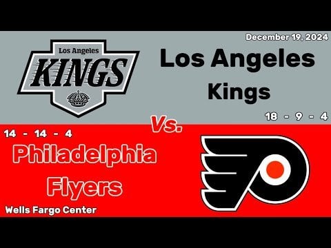 Los Angeles Kings vs Philadelphia Flyers | December 19, 2024 | All Goals