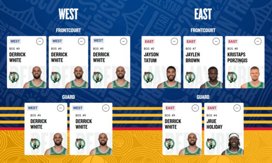 Remember to vote for our Celtics for the All Star Games!