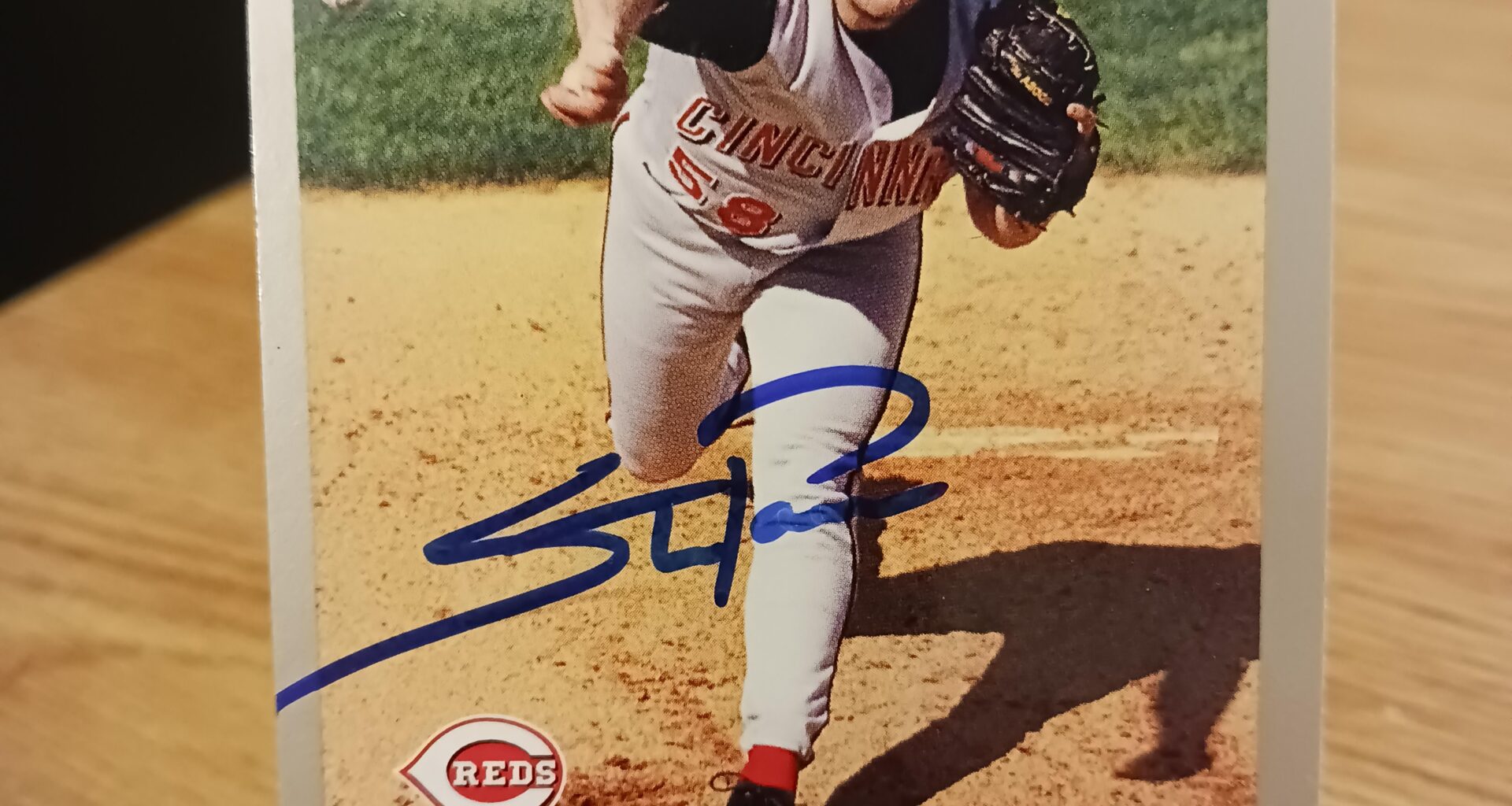 Posting a Reds autographed card every day until we win the World Series. Day 538: Steve Parris