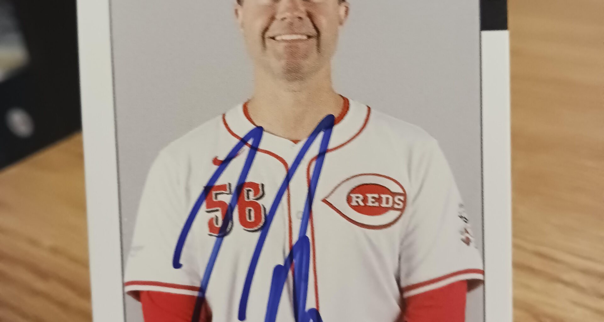 Posting a Reds autographed card every day until we win the World Series. Day 547: J.R. House