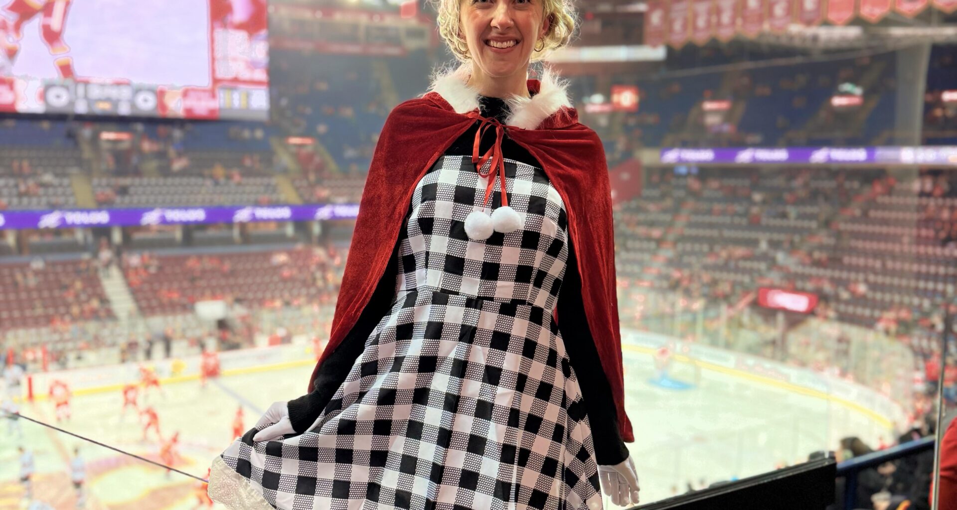 “Who” knew Cindy Lou was a Flames fan!?