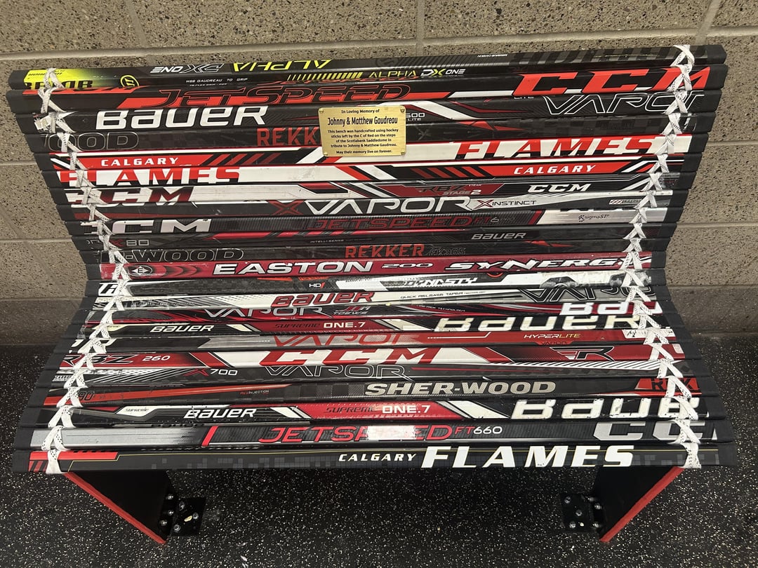 Tribute Bench located in the flames community arenas!