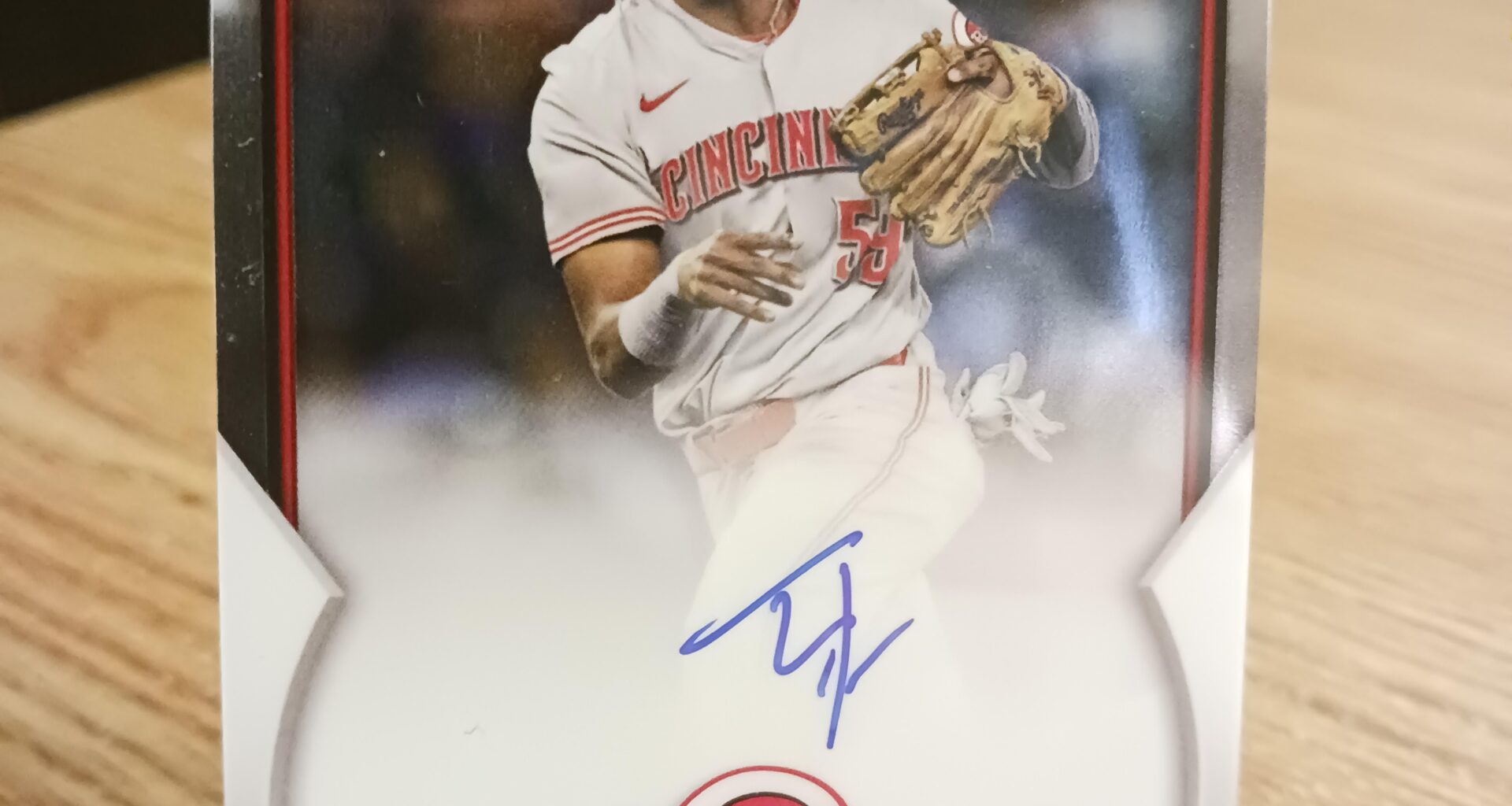 Posting a Reds autographed card every day until we win the World Series. Day 543: Trey Faltine