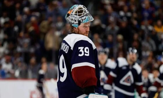 Mackenzie Blackwood in an Avs uniform: 2-1, .938 sv%, 2.04 gaa