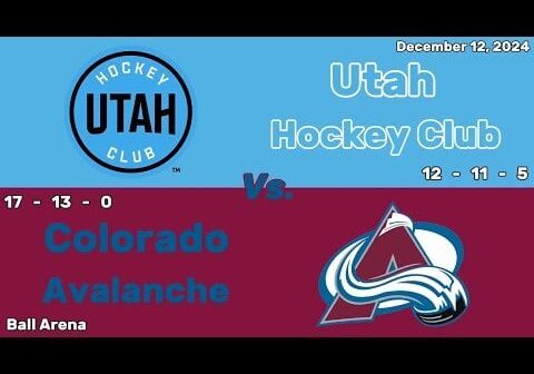 Utah Hockey Club vs Colorado Avalanche | December 12, 2024 | All Goals