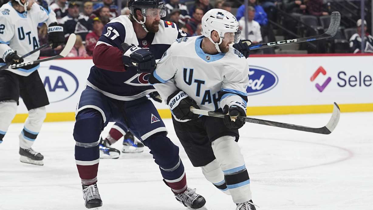 Utah Hockey Club inches away from more history as it beat up on Colorado Avalanche