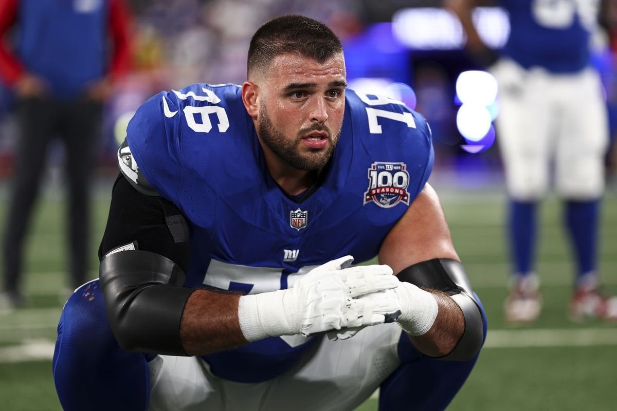 Talkin Giants on X: Giants have placed Guard Jon Runyan Jr. on IR with an ankle injury.