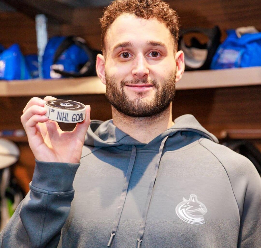 Max Sasson’s First NHL Goal Puck