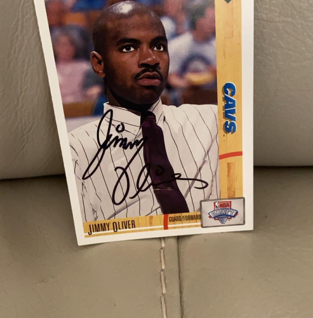 Got a Jimmy Oliver signed card via TTM today