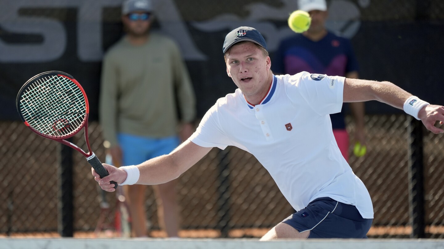 Pro tennis player Jenson Brooksby tells the AP he's autistic